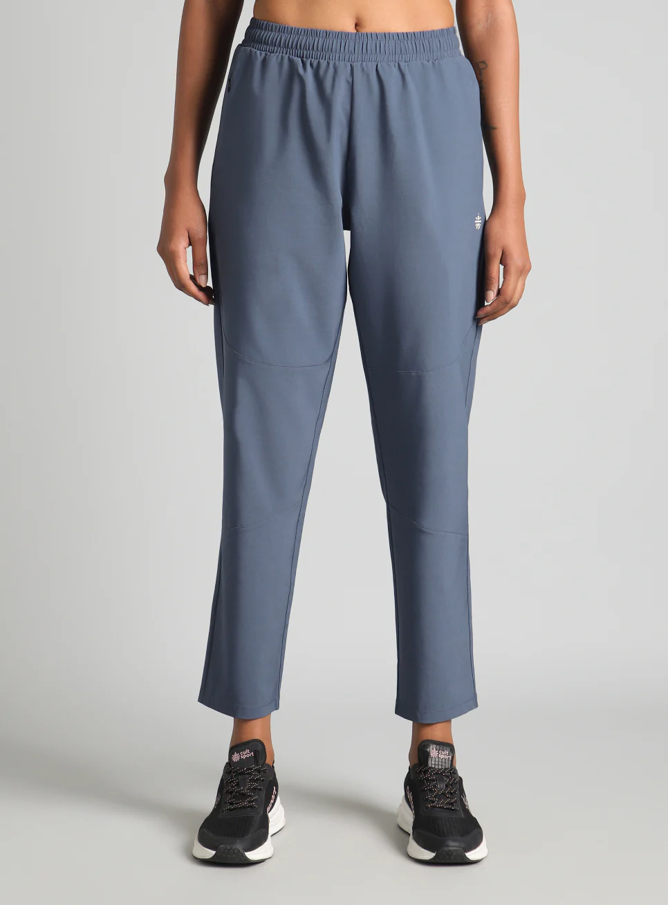Women's Blue Training Sculpt Trackpants - Image 4