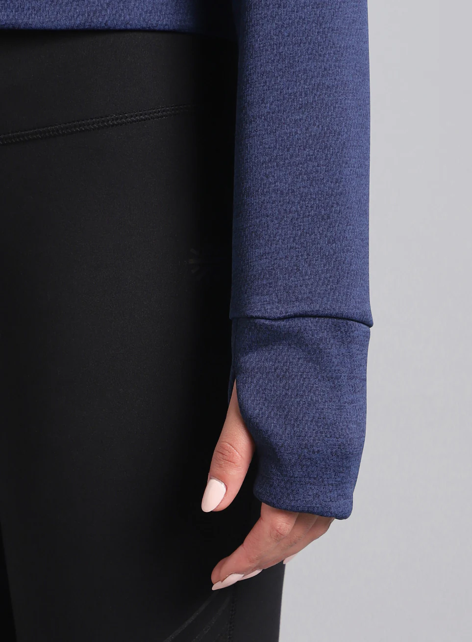 Women's Blue Work it Out Training Cropped Jacket - Image 10