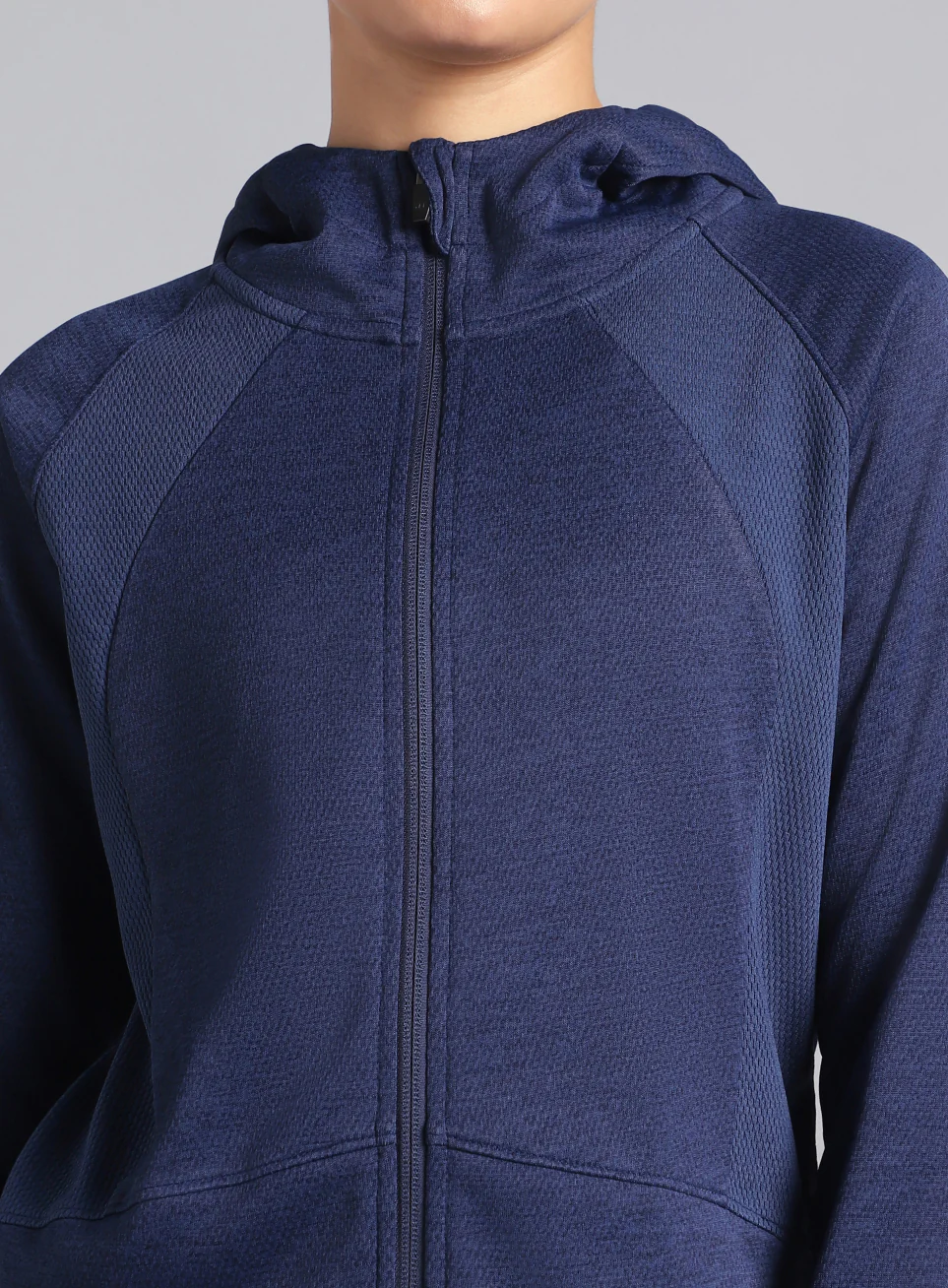 Women's Blue Work it Out Training Cropped Jacket - Image 7