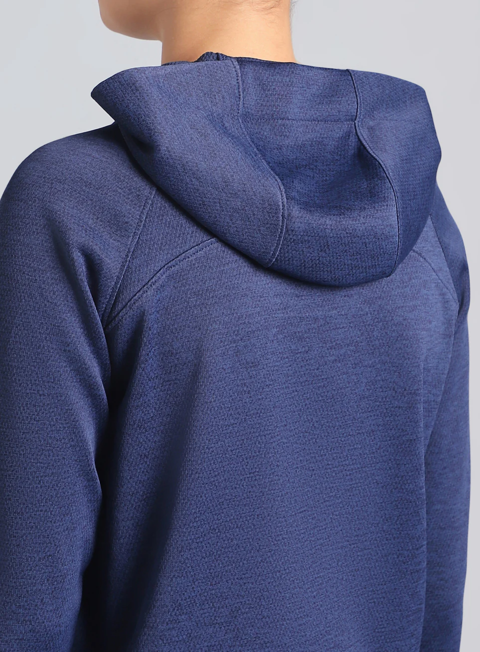 Women's Blue Work it Out Training Cropped Jacket - Image 9