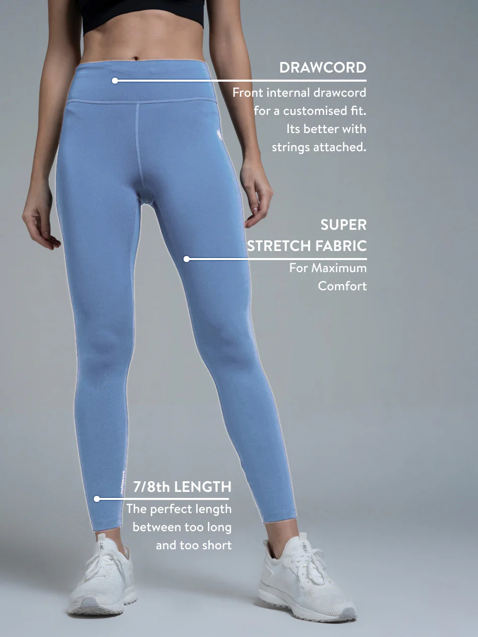 Navy Absolute Fit Solid Performance Tights - Image 3