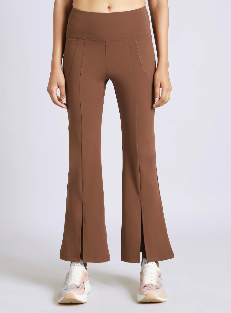 Women's Brown All Format Training COMFlex Flare Pants - Image 4