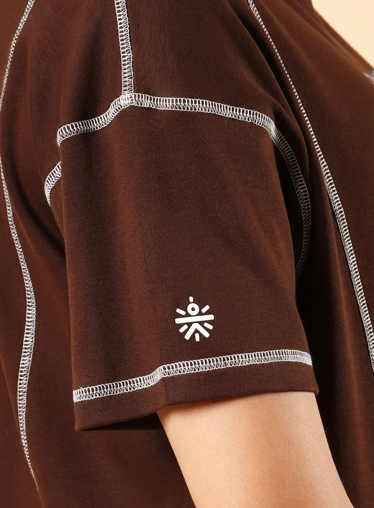 Women's Brown Community Sports Relaxed fit T-shirt - Image 8