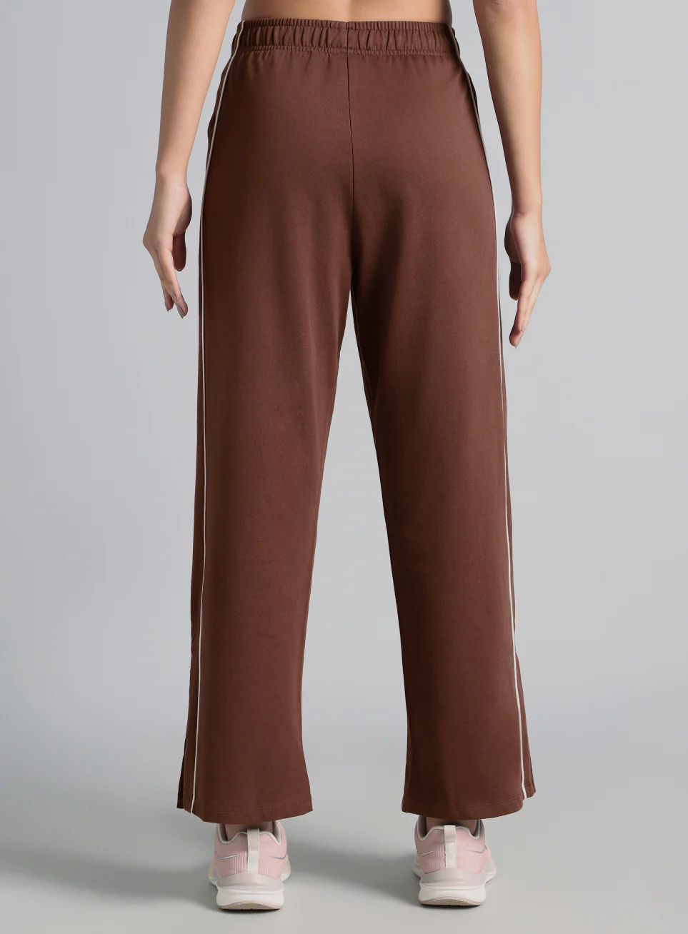 Women's Brown Community Straight Trackpants - Image 6