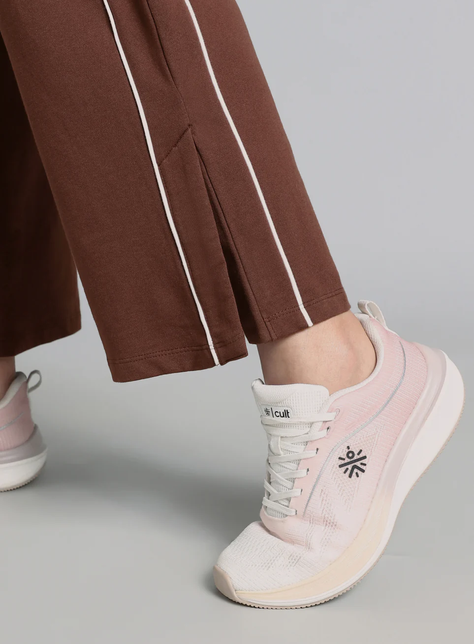 Women's Brown Community Straight Trackpants - Image 8