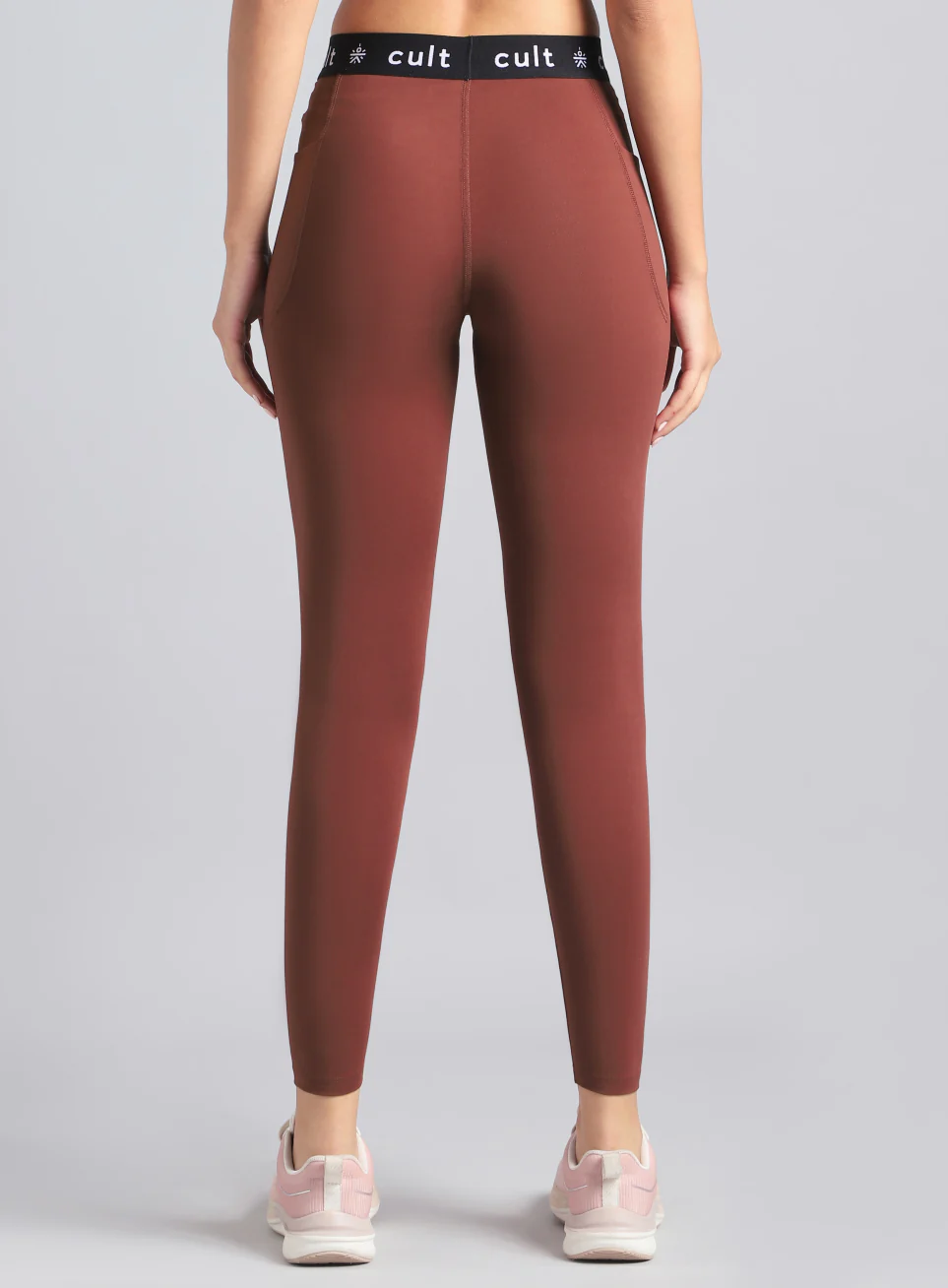 Women's Brown Move Easy COMFlex Tights - Image 6