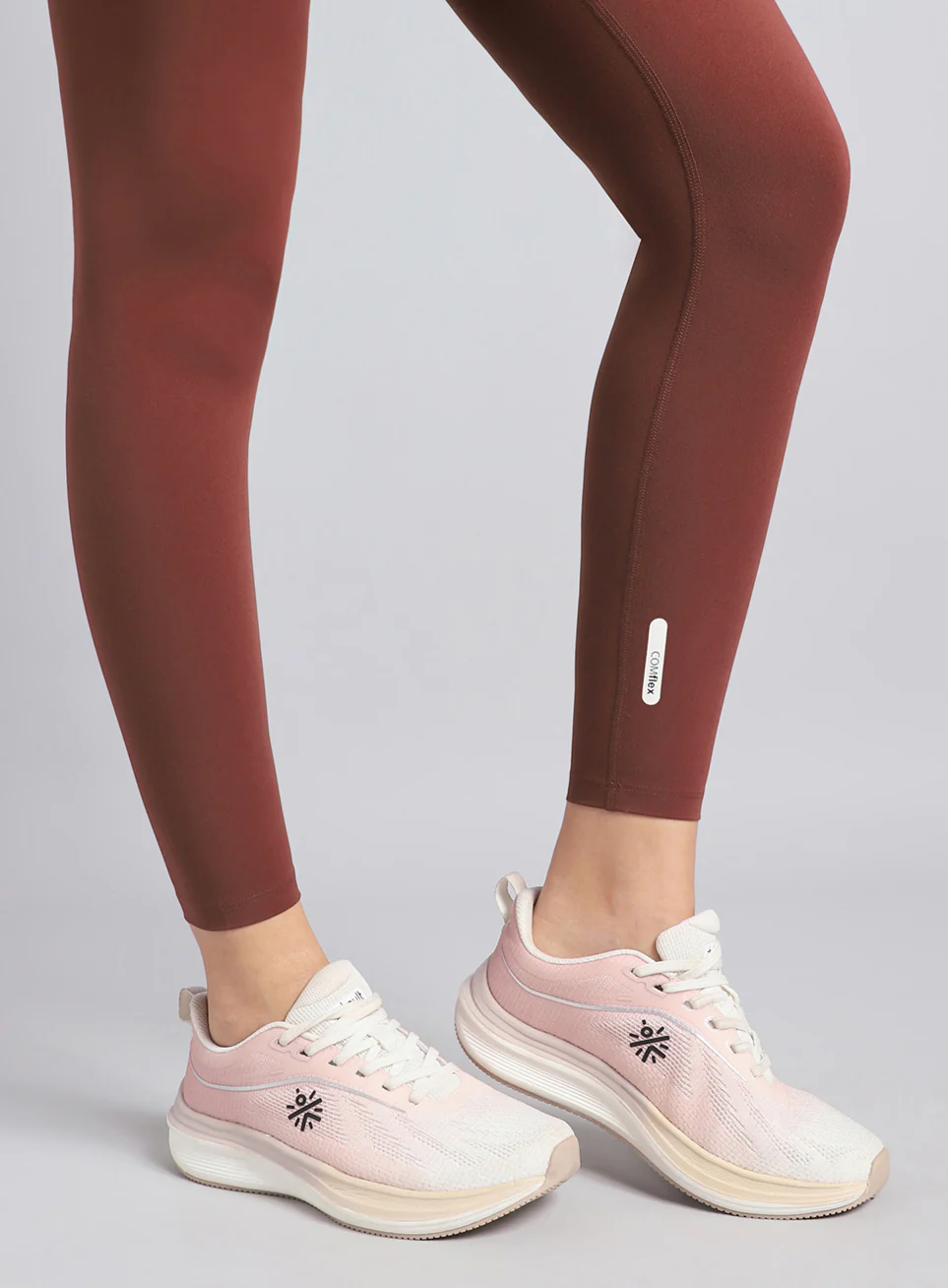 Women's Brown Move Easy COMFlex Tights - Image 7