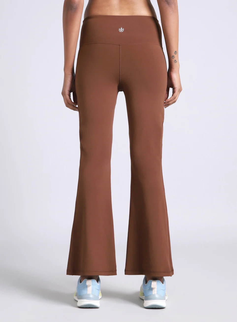 Women's Brown Pilates COMFlex Flare Pants - Image 6