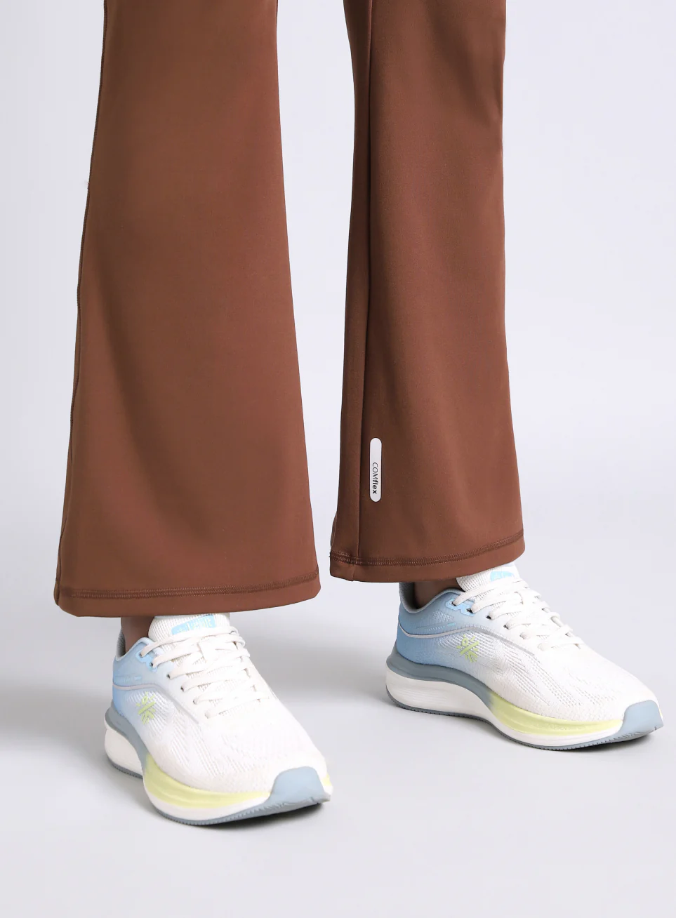 Women's Brown Pilates COMFlex Flare Pants - Image 7