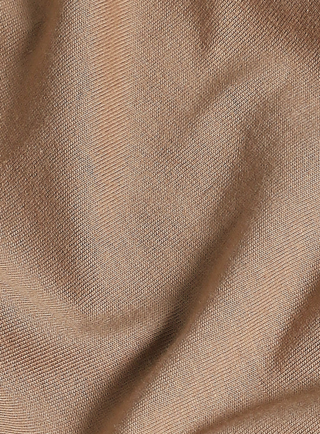 Women's Brown Printed Oversized Fit T-shirt - Image 9