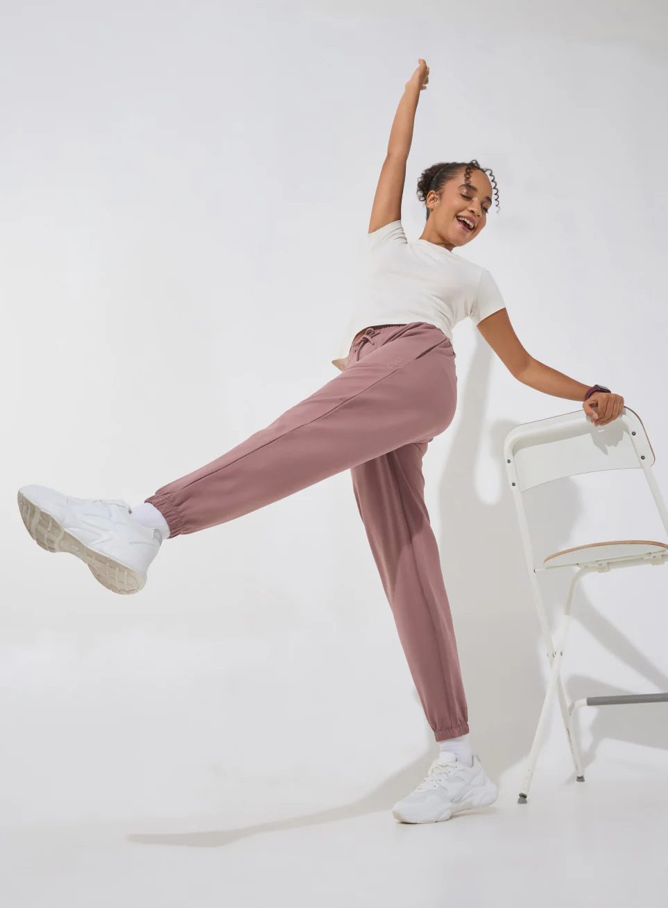 Women's Brown Soft Form Classic Joggers - Image 2
