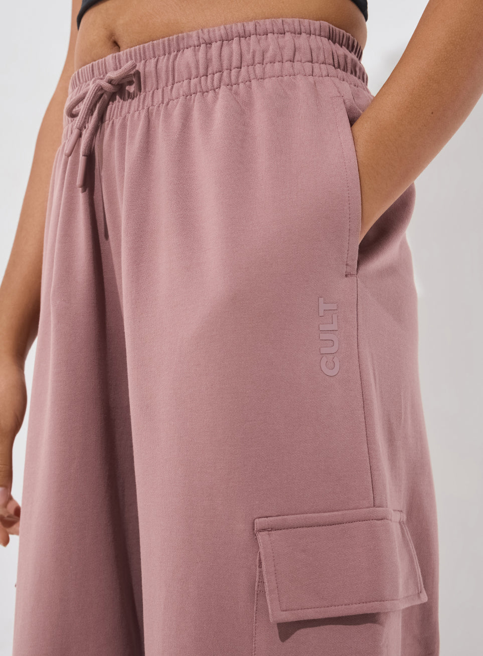 Women's Brown Soft Form Loose Fit Joggers - Image 7
