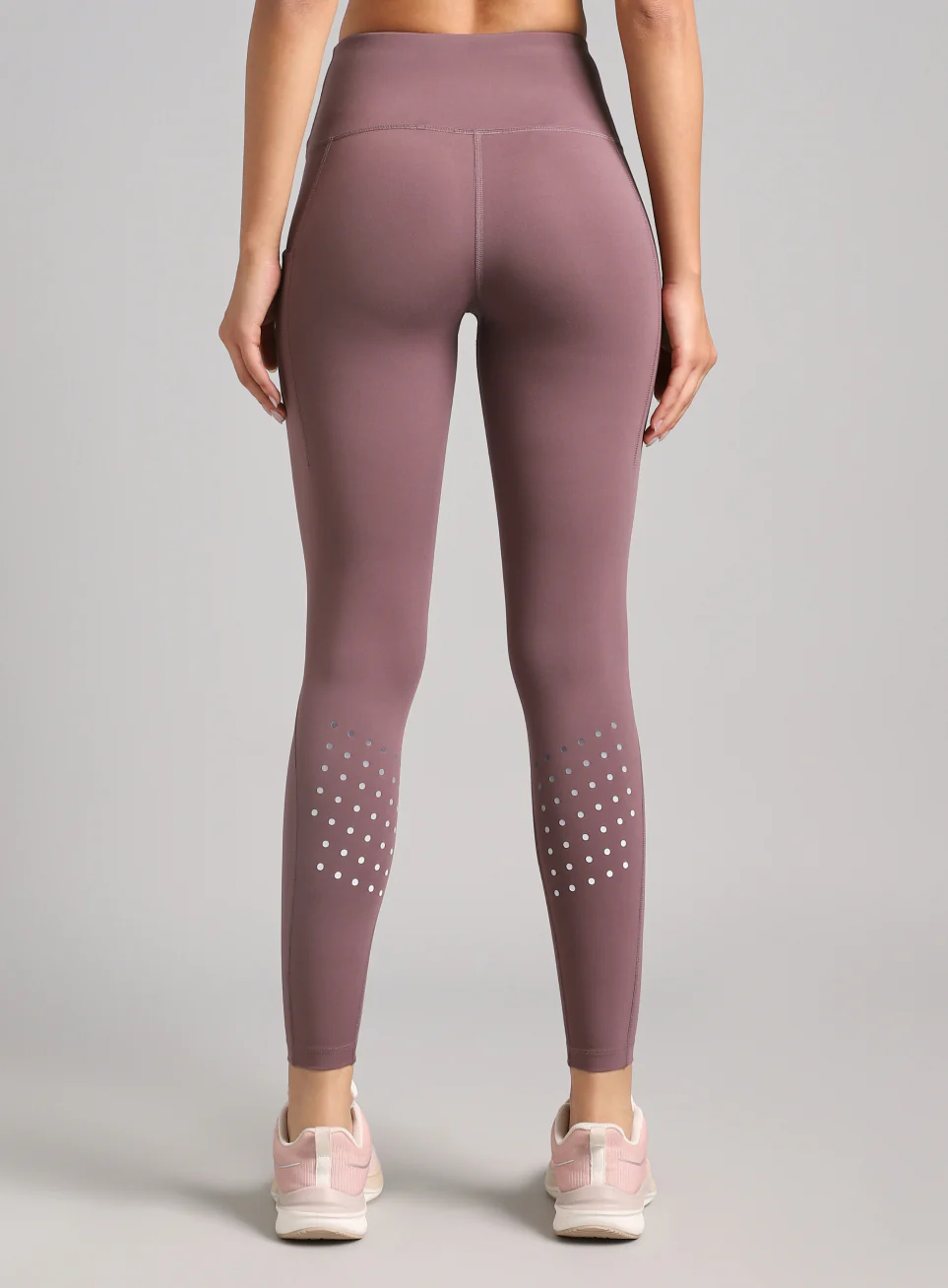 Women's Brown Ultimate Run COMFlex Tights - Image 6
