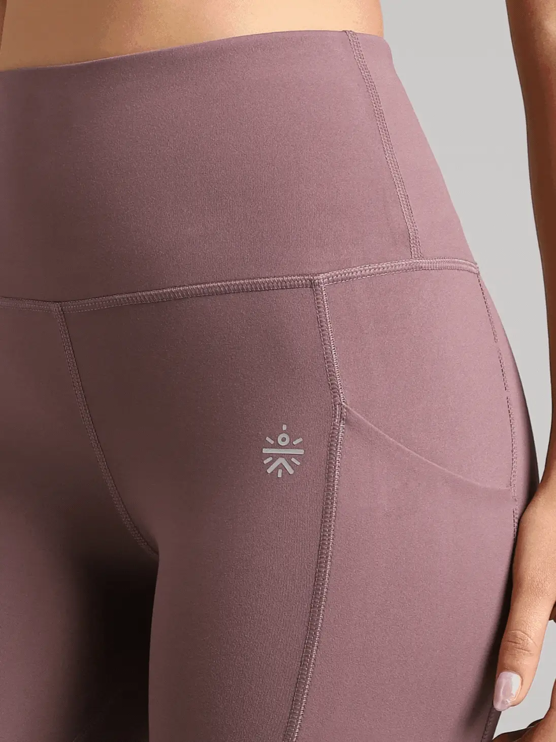 Women's Brown Ultimate Run COMFlex Tights - Image 8