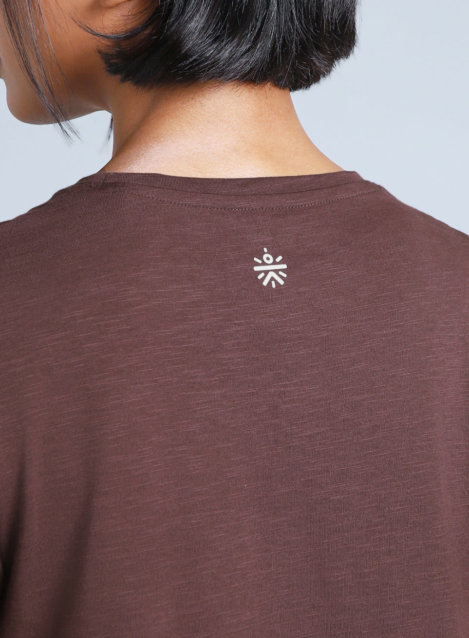Women's Brown Yoga Flow Top - Image 8