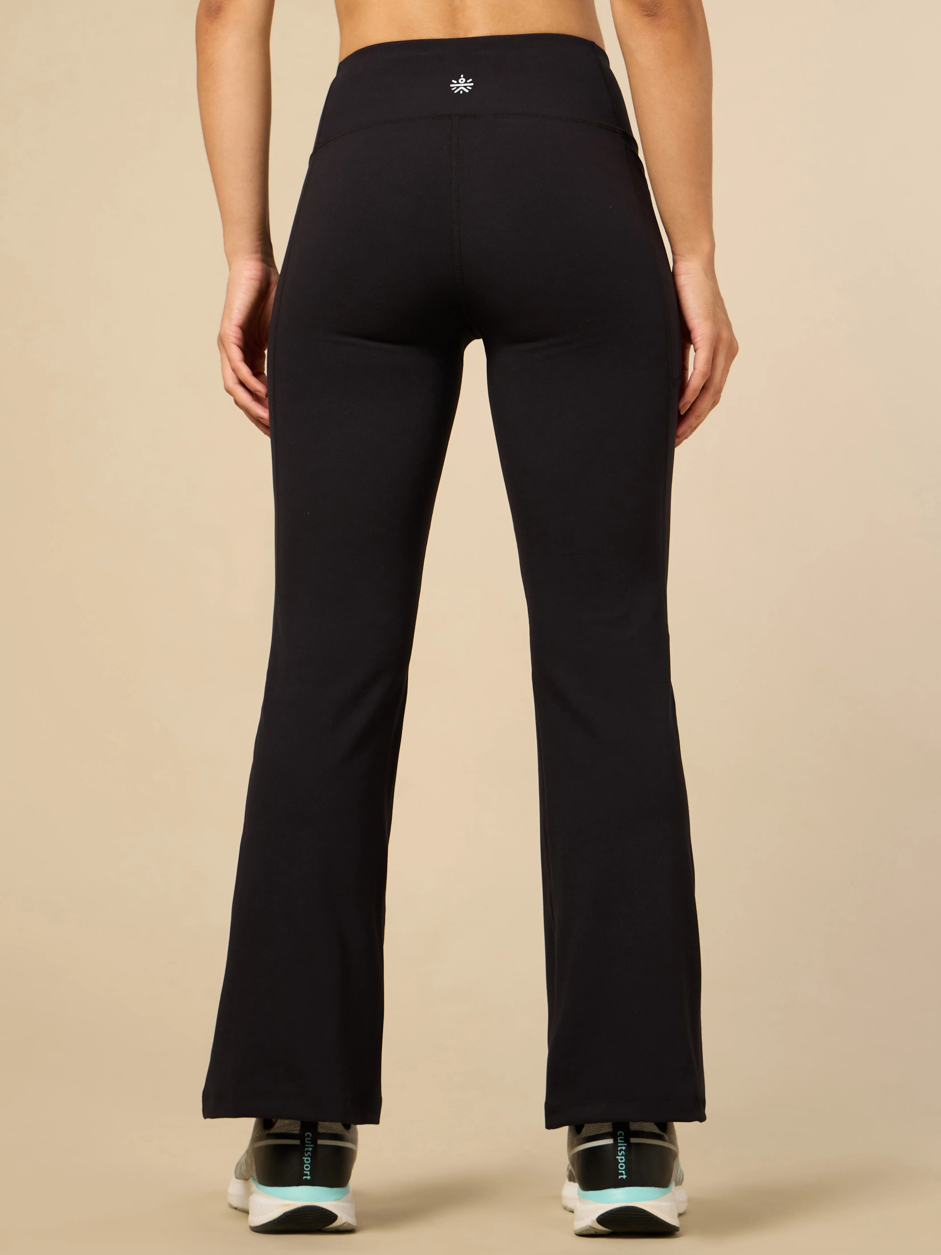 Women's COMFlex Black Performance Flare Pants - Image 6