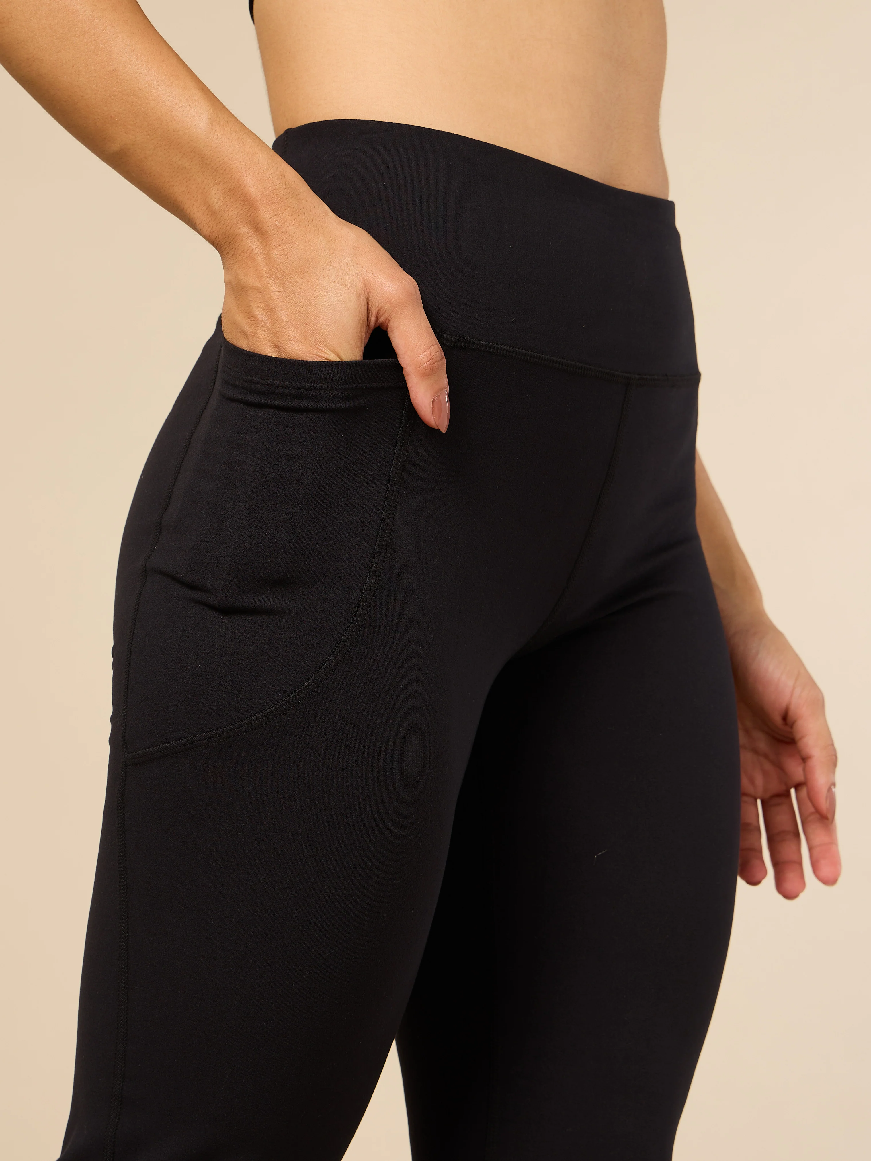 Women's COMFlex Black Performance Flare Pants - Image 7