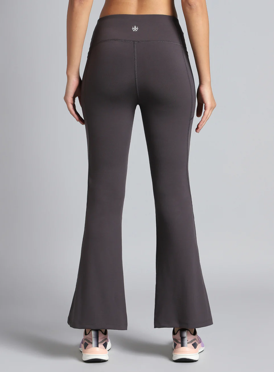 Women's COMFlex Dark Grey Performance Flare Pants - Image 6