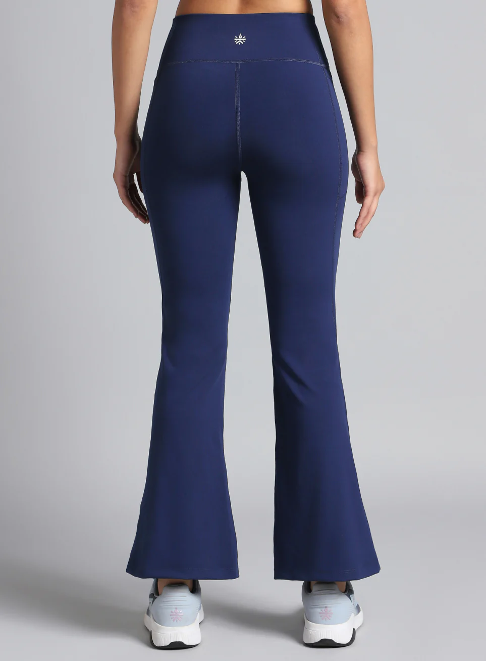 Women's COMFlex Navy Performance Flare Pants - Image 6