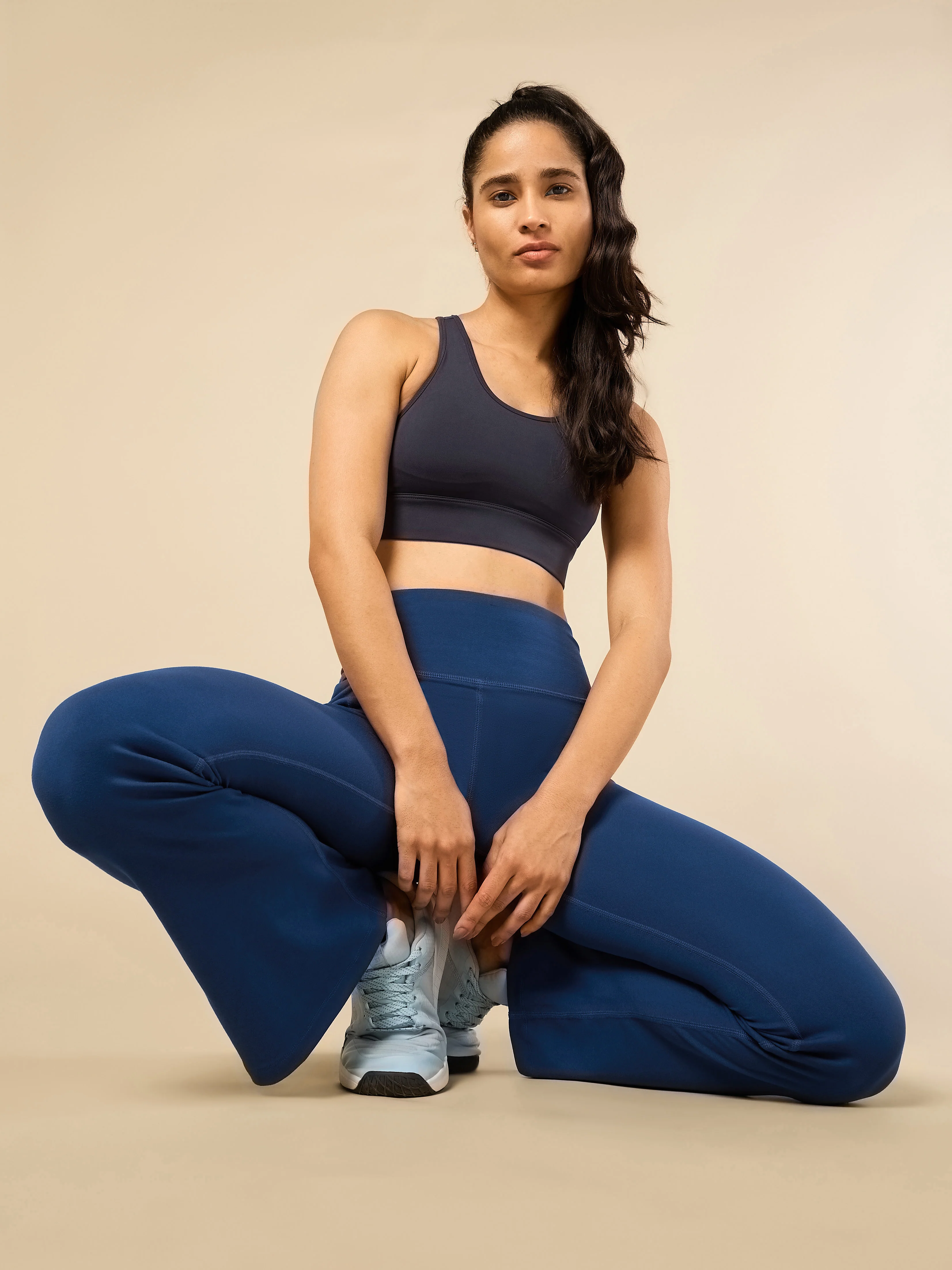 Women's COMFlex Teal Performance Flare Pants - Image 3