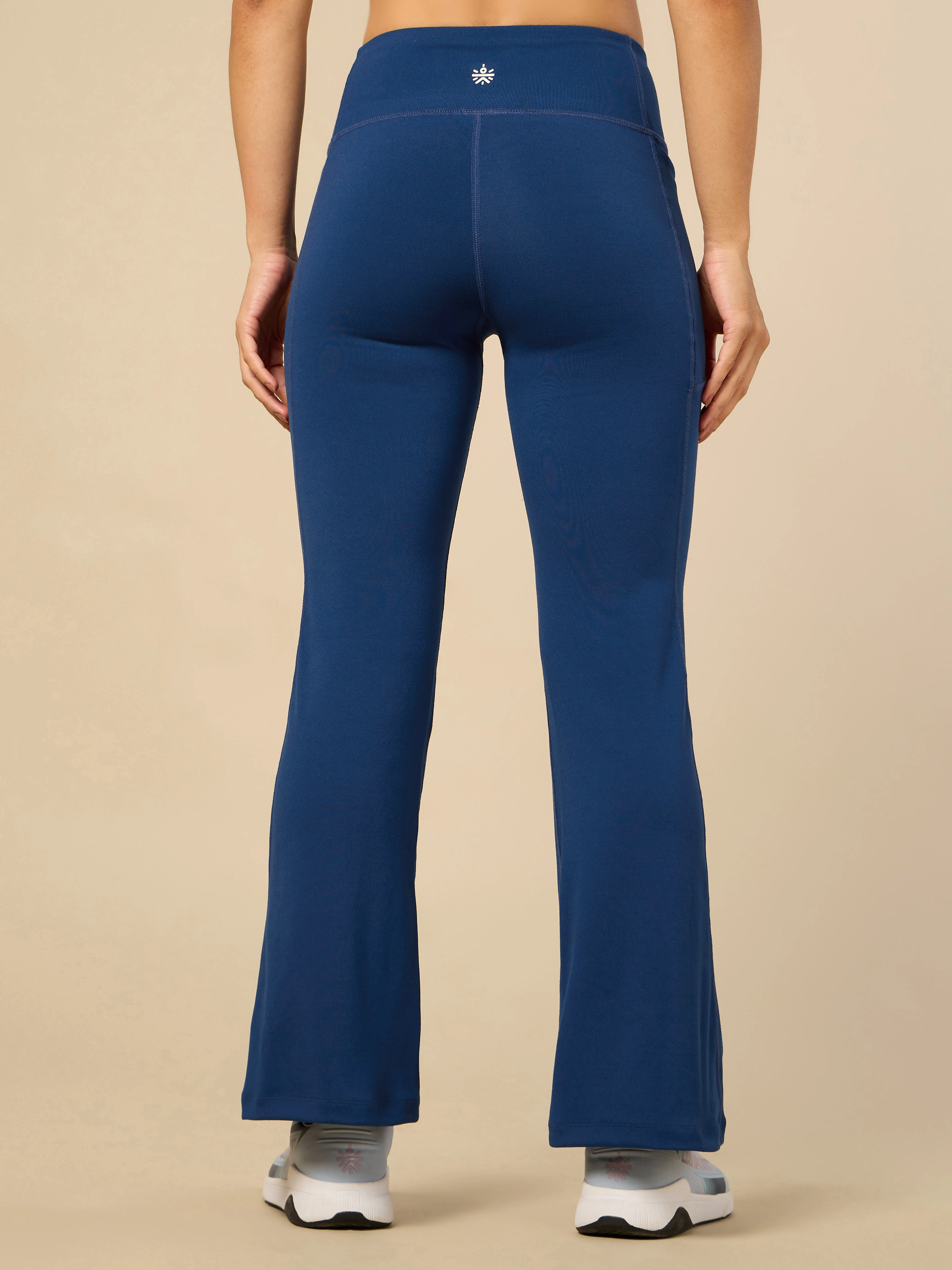 Women's COMFlex Teal Performance Flare Pants - Image 6