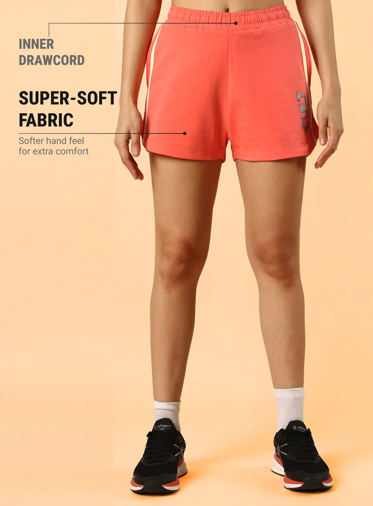 Women's Coral Club Brand Carrier Shorts - Image 4