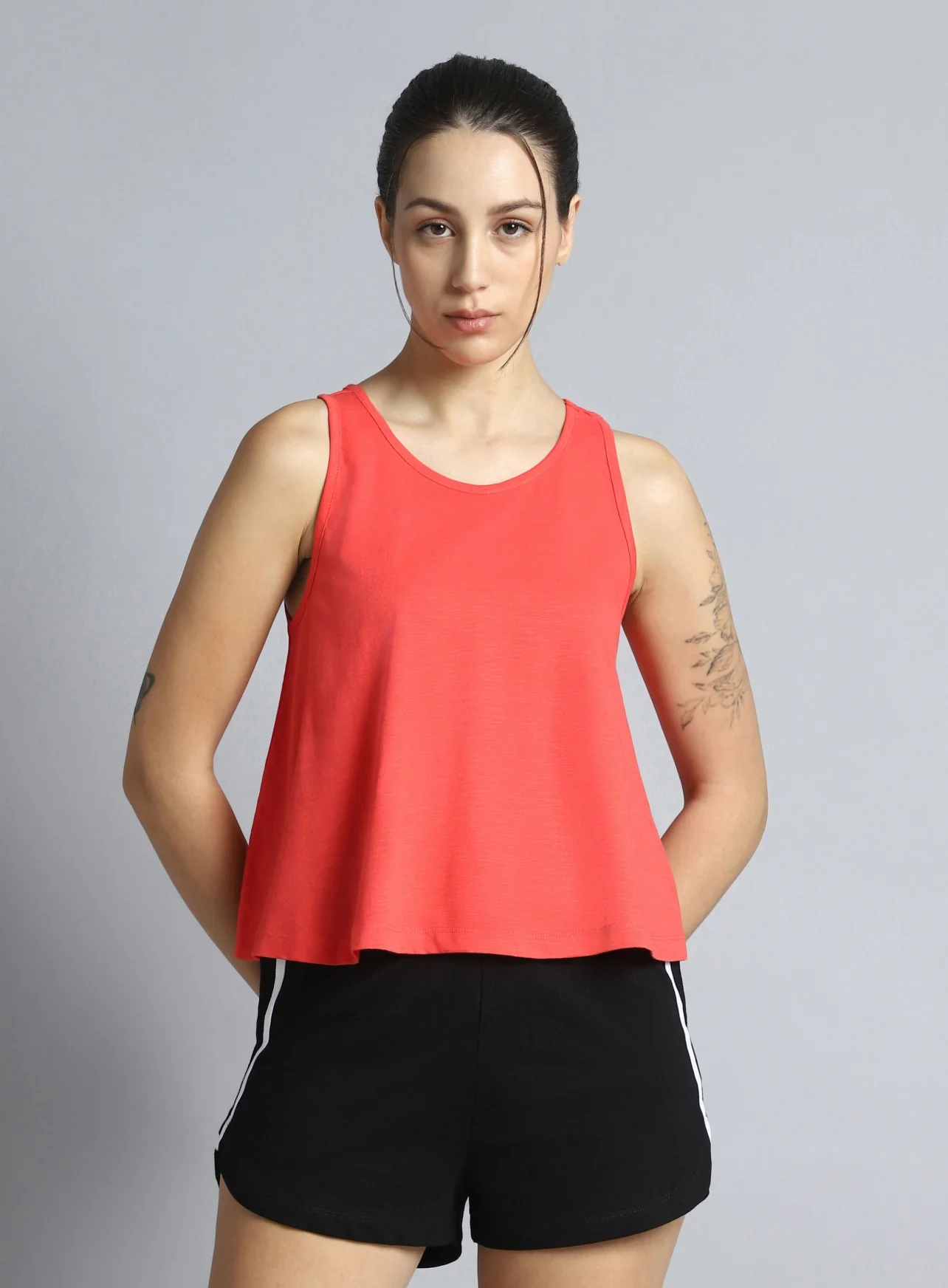 Women's Coral Dance Flow Tank - Image 4