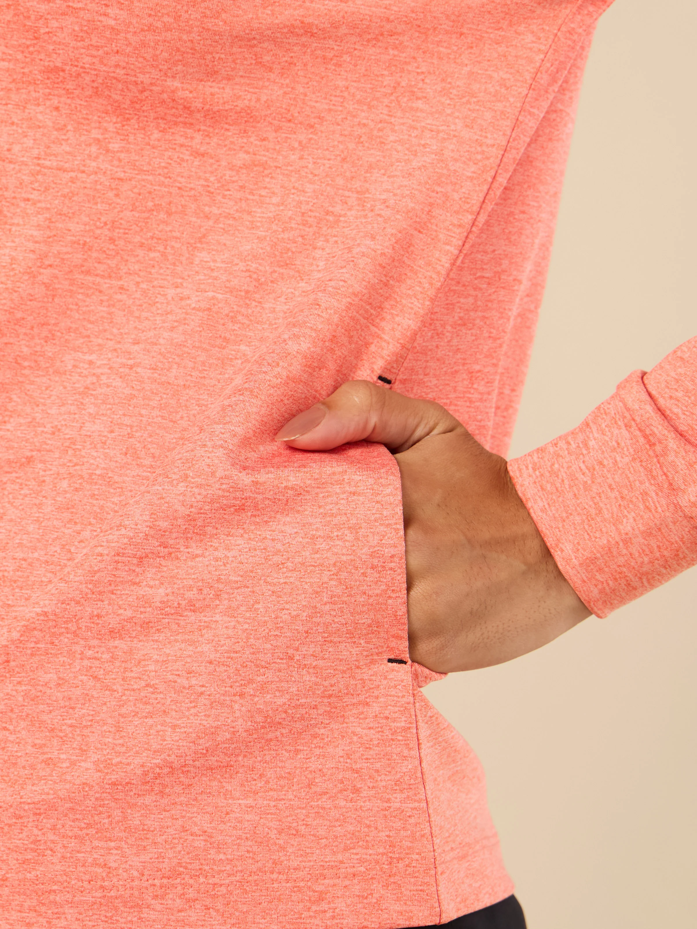Women's Coral Melange Training Essential Jacket - Image 9