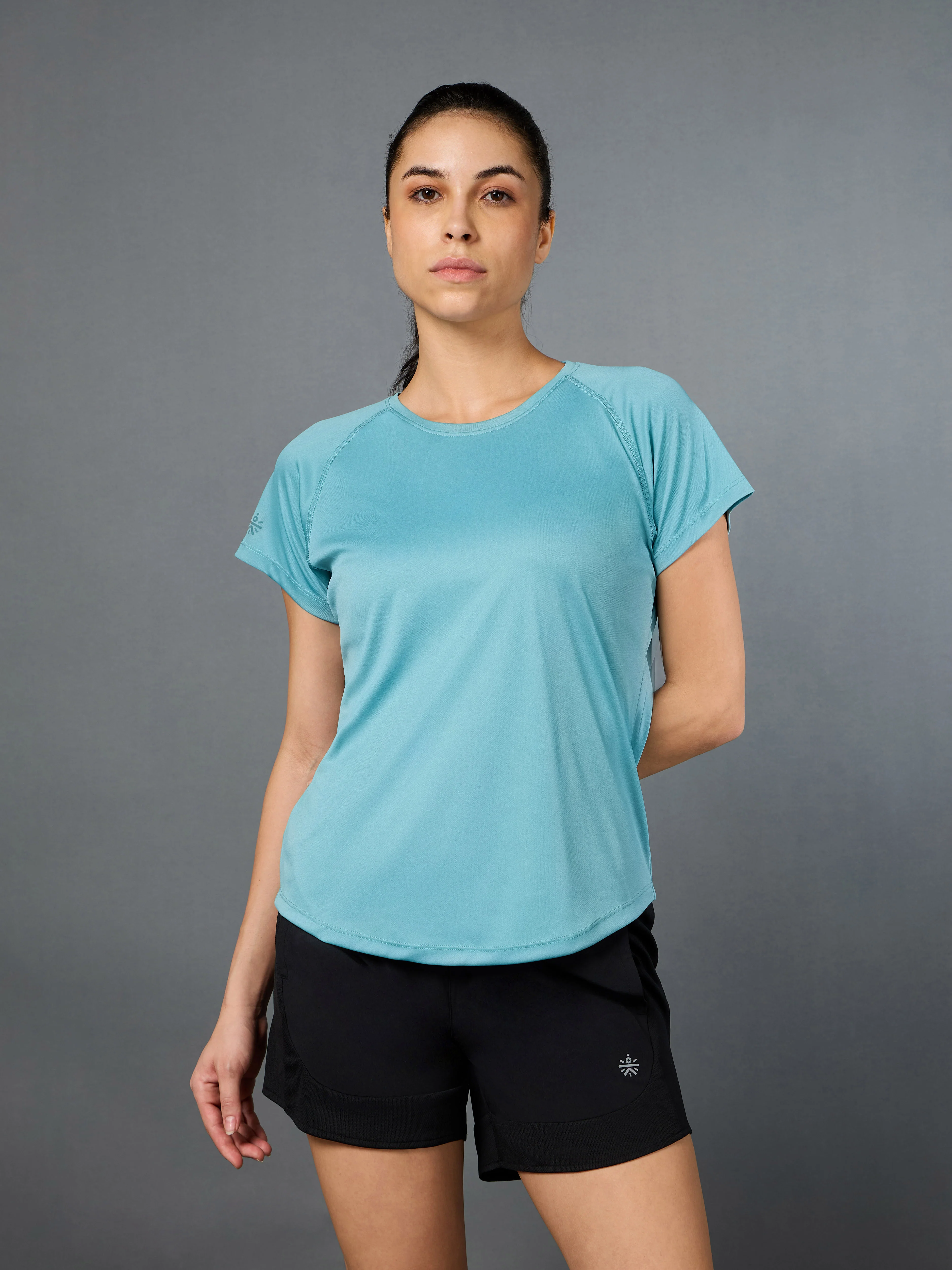 Women's Cult Energy Blue Performance T-shirt - Image 3