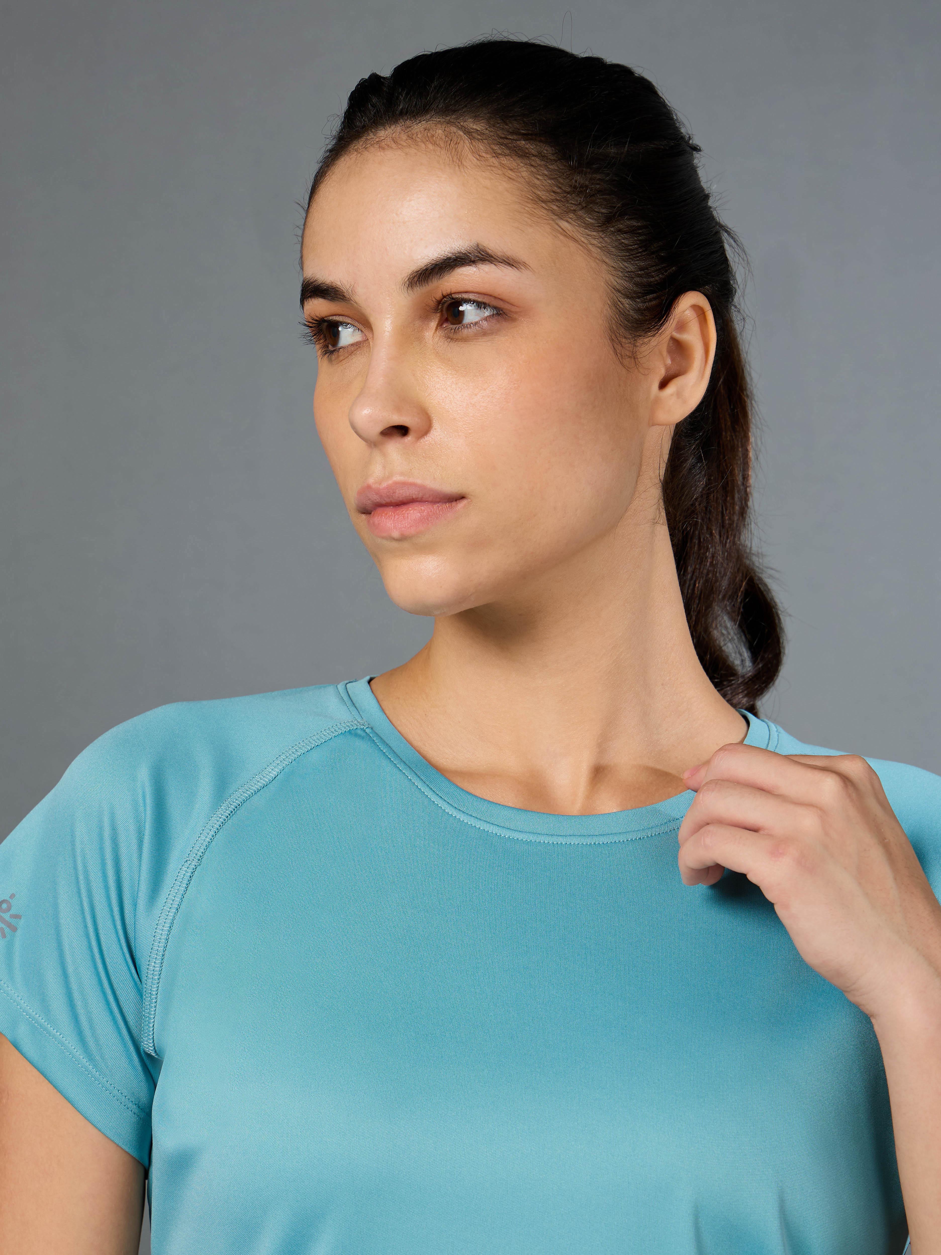 Women's Cult Energy Blue Performance T-shirt - Image 6