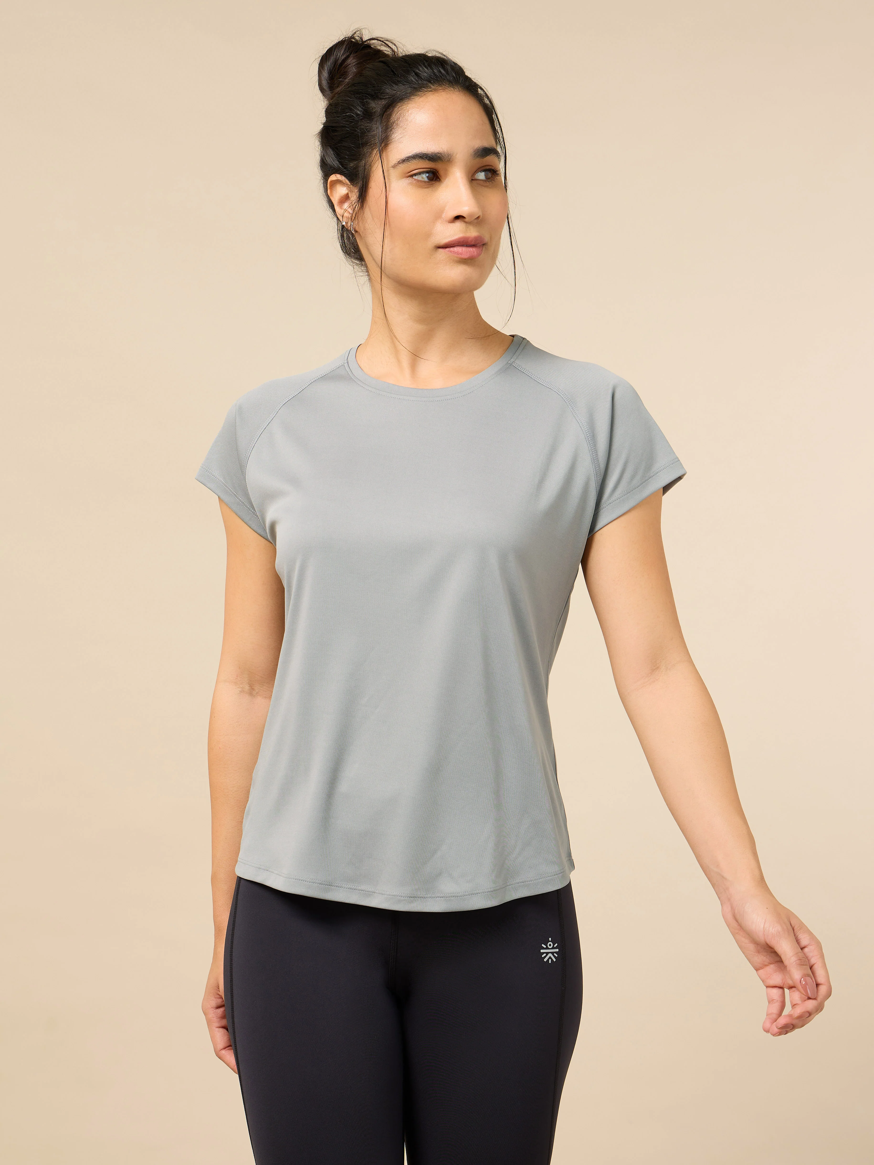 Women's Cult Energy Grey Performance T-shirt - Image 4