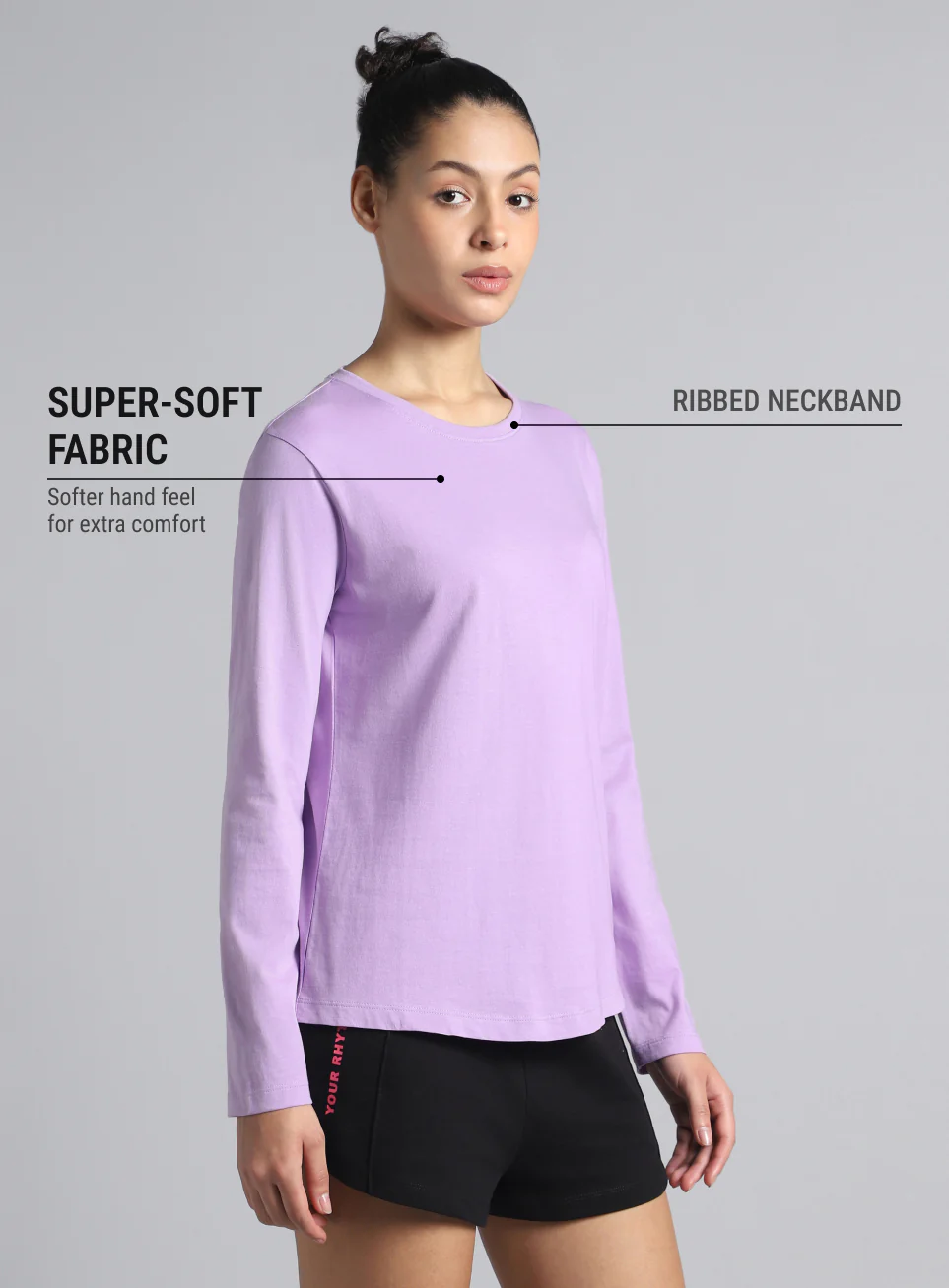 Women's Cult Essential Cotton Pack of 2 Full sleeve T-shirts - Image 4