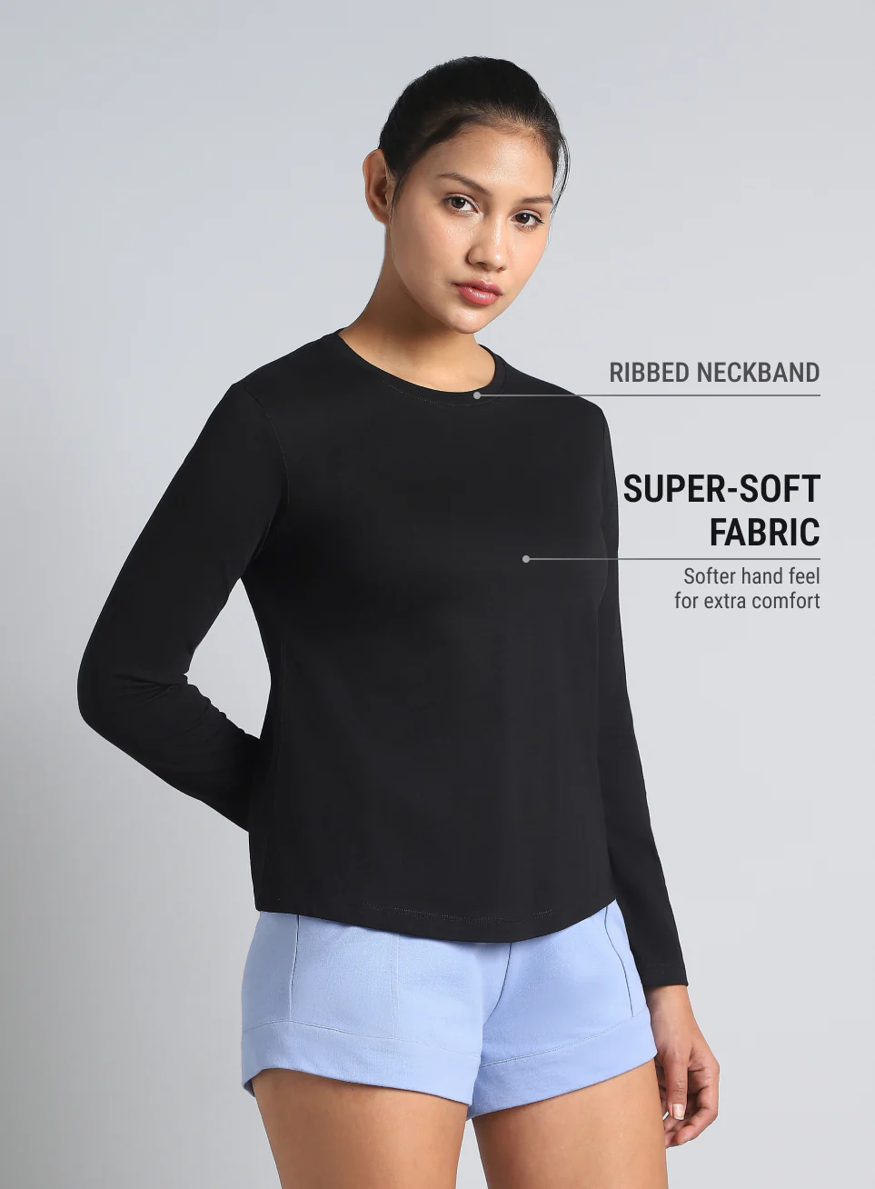 Women's Cult Essential Cotton Pack of 2 Full Sleeve T-Shirts - Image 5