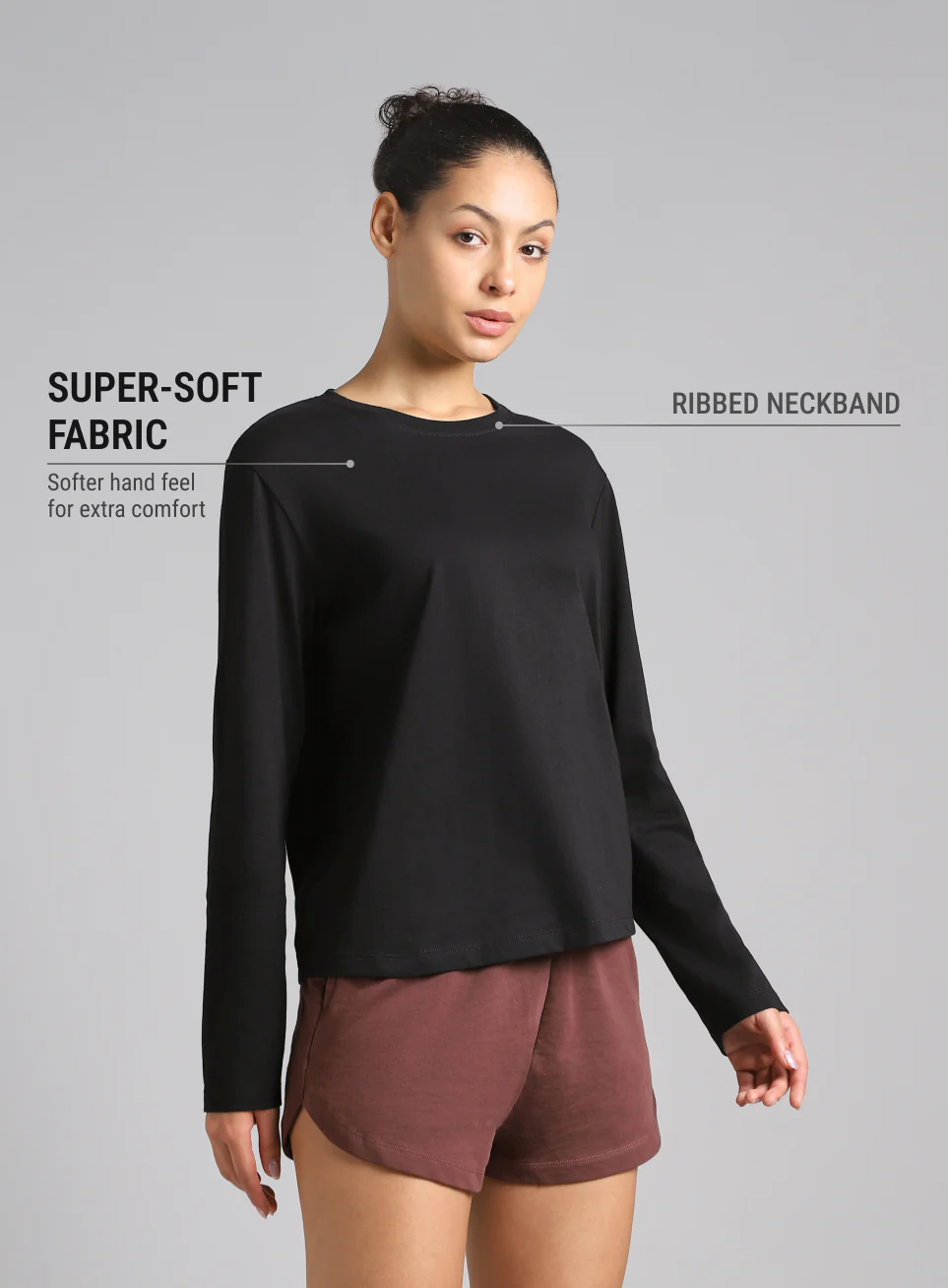 Women's Cult Essential Cotton Pack of 2 Full Sleeve T-Shirts - Image 4
