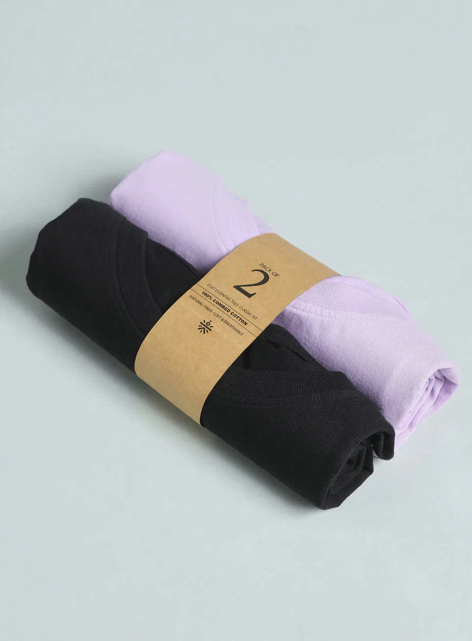 Women's Cult Essential Cotton Plus Size Pack of 2 Regular Fit T-shirts - Image 14