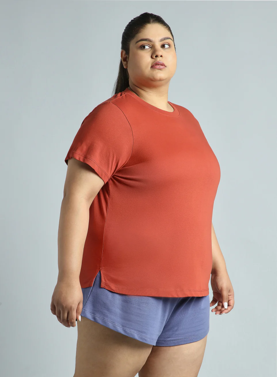 Women's Cult Essential Cotton Plus Size Pack of 2 Regular Fit T-shirts - Image 5