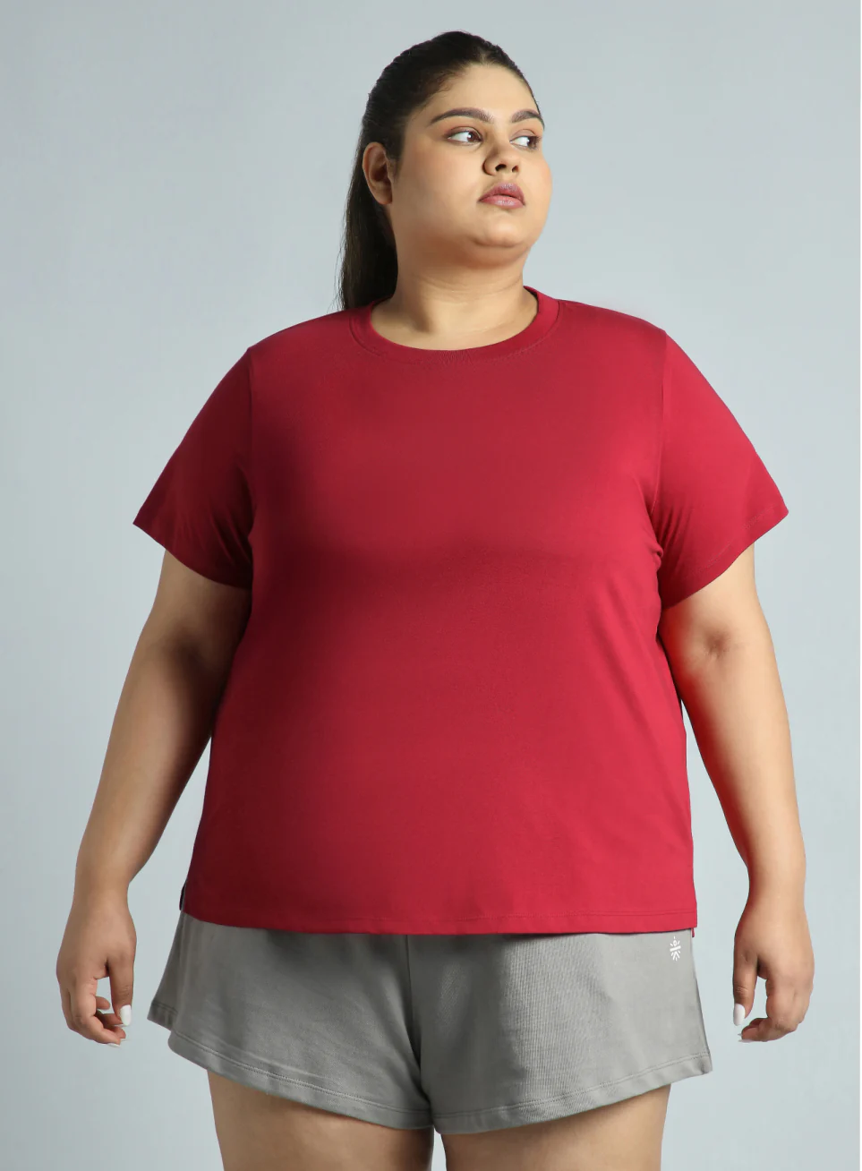 Women's Cult Essential Cotton Plus Size Pack of 2 Regular Fit T-shirts - Image 3