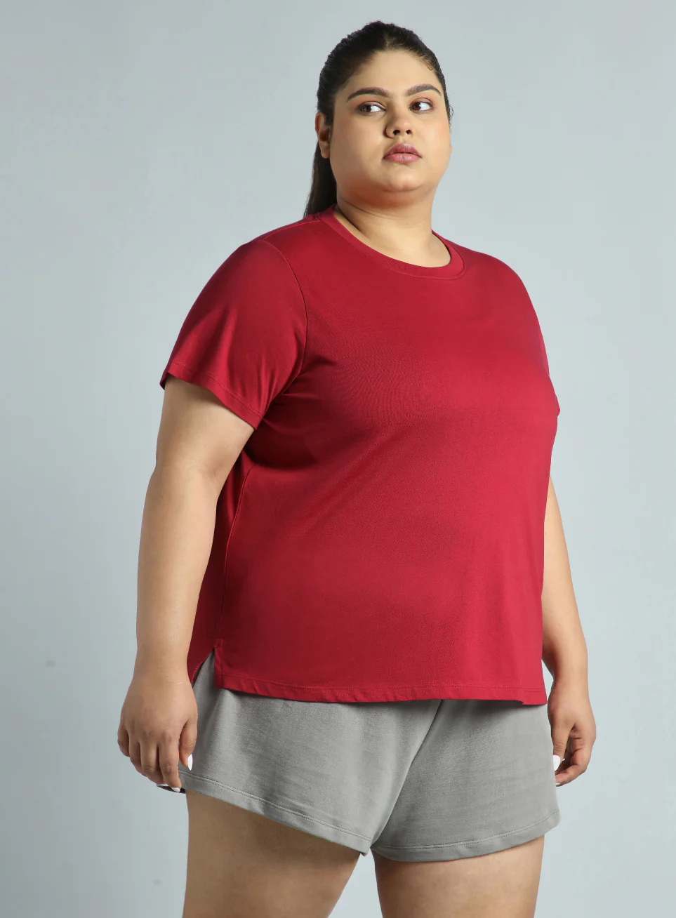 Women's Cult Essential Cotton Plus Size Pack of 2 Regular Fit T-shirts - Image 5