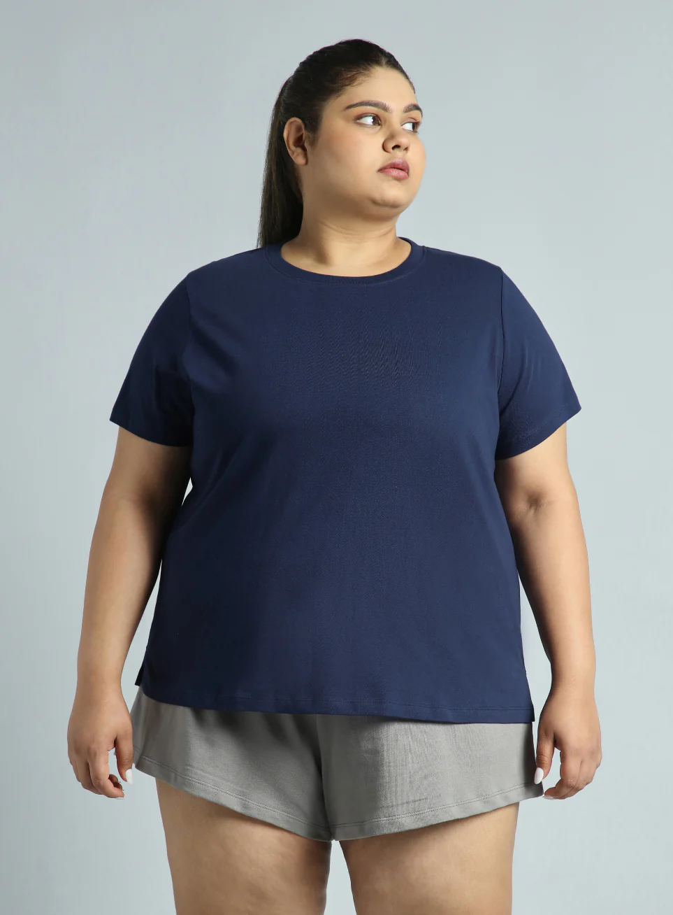 Women's Cult Essential Cotton Plus Size Pack of 2 Regular Fit T-shirts - Image 3