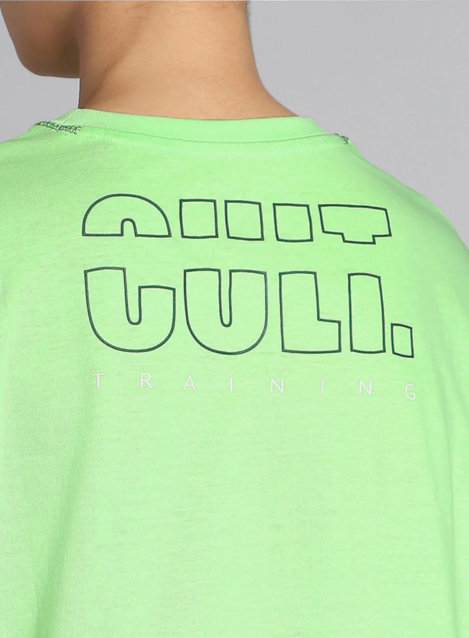 Women's Cult Lime Training graphic Boxy Crop fit T-shirt - Image 8