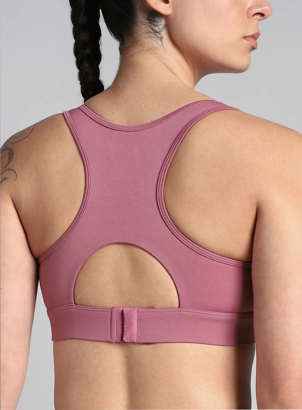 Women's Cult Pink Racerback Hook Bra - Image 7