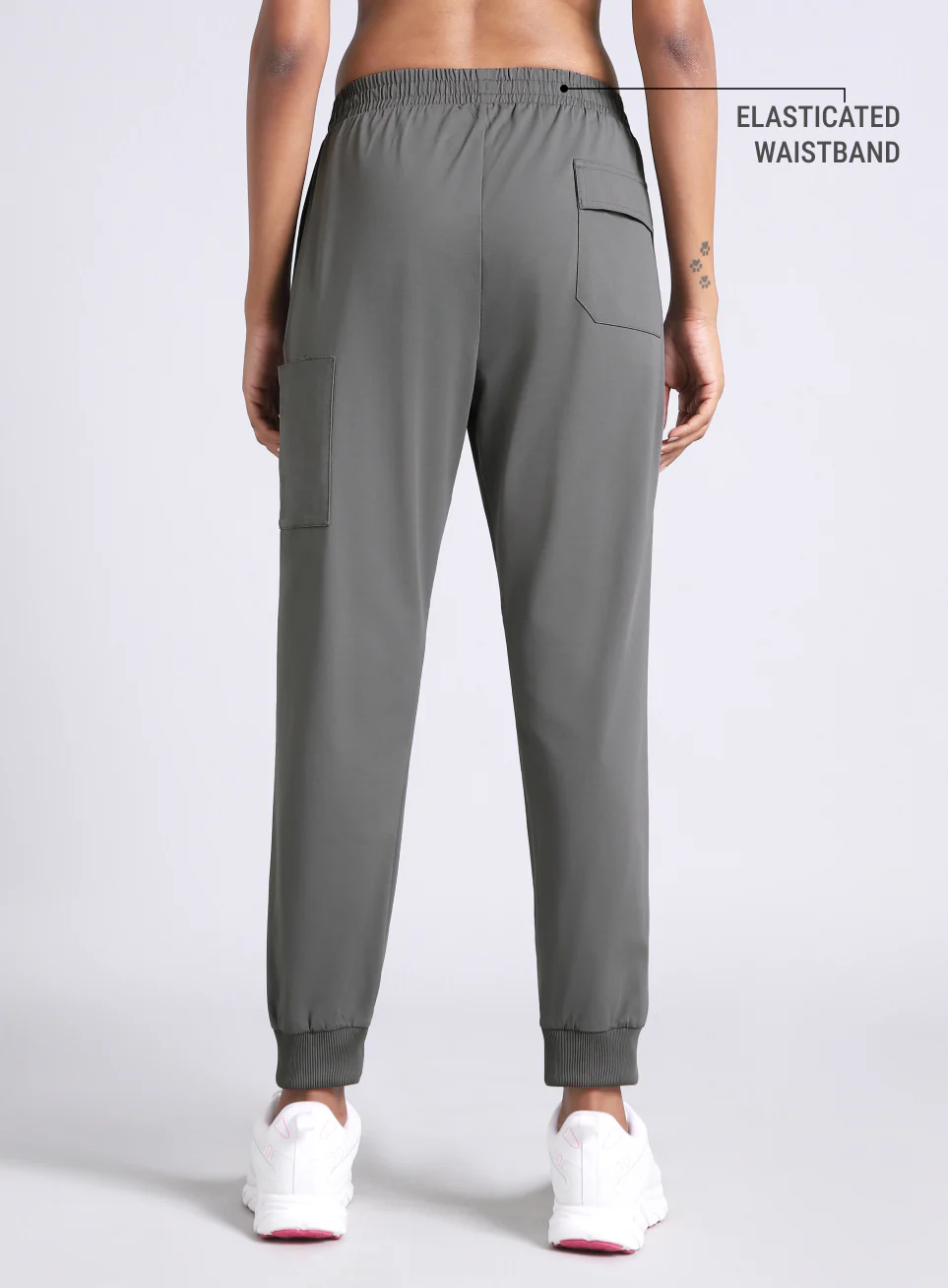 Women's Dark Grey Airport Travel Joggers - Image 6