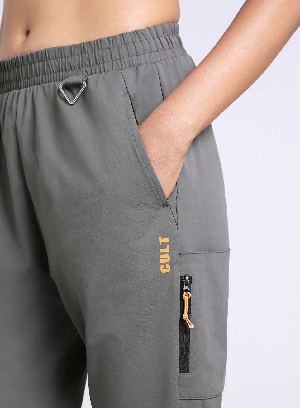 Women's Dark Grey Airport Travel Joggers - Image 9