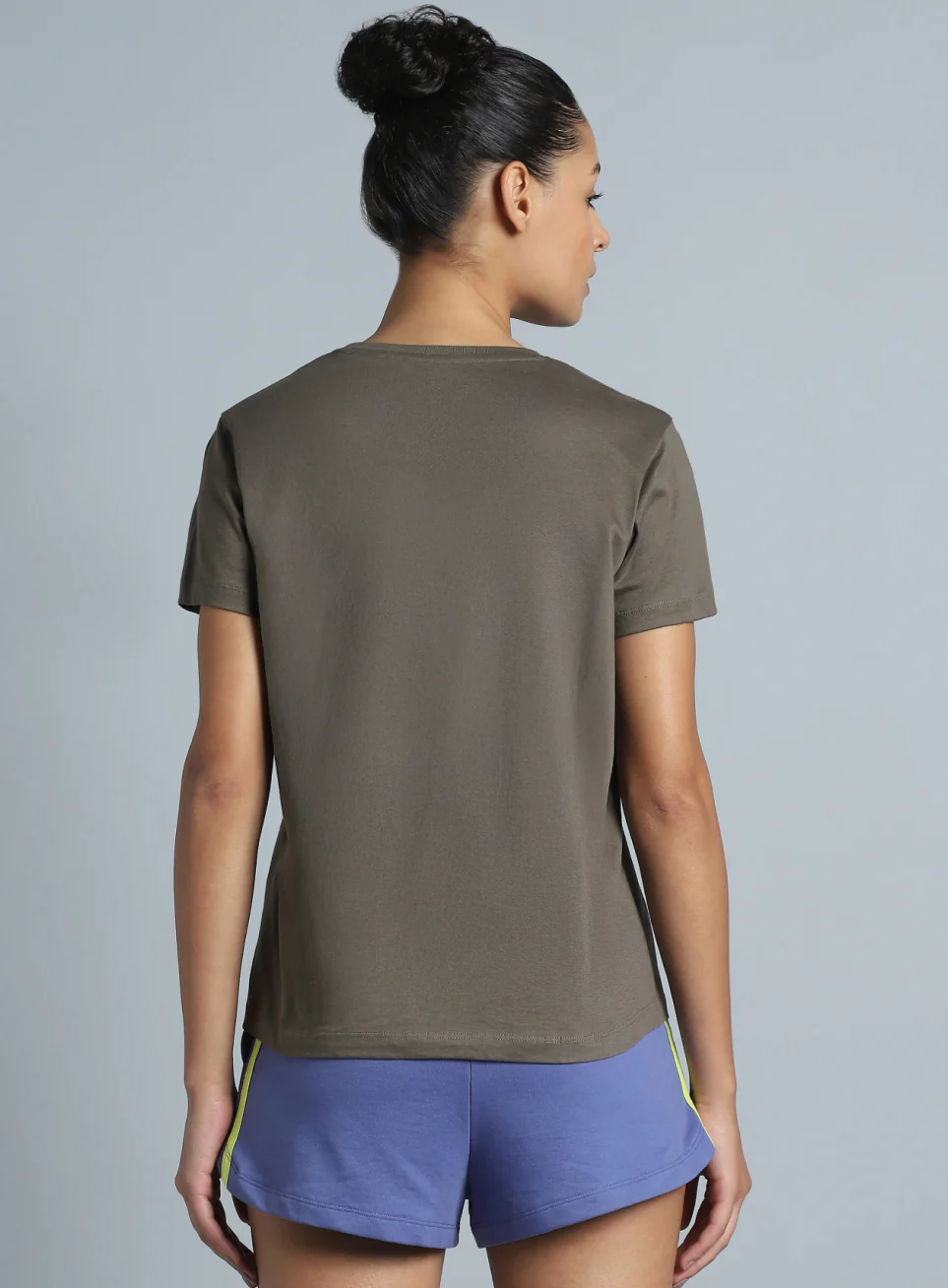 Women's Dark Grey Brand Carrier T-shirt - Image 6