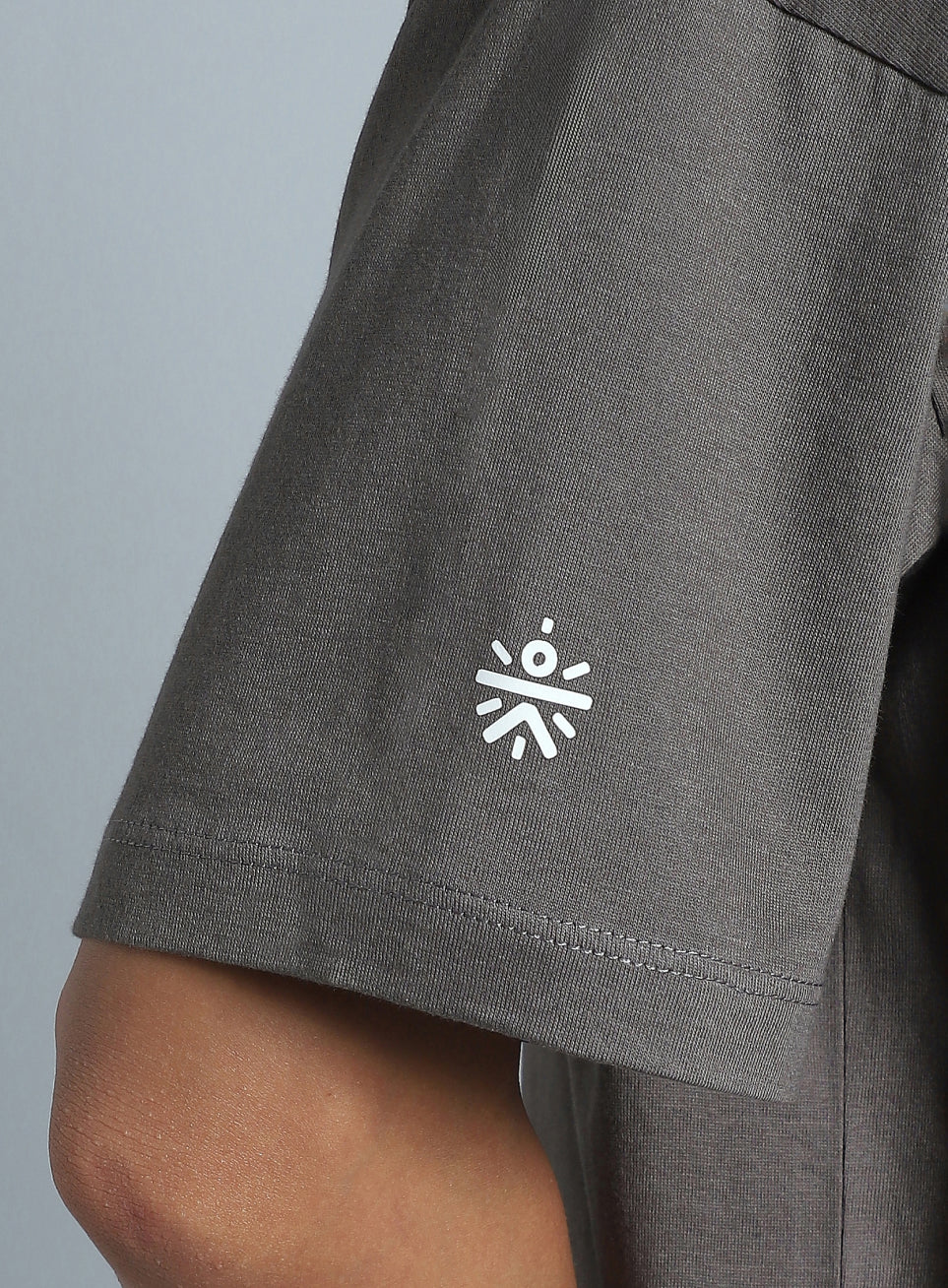 Women's Dark Grey Branding Cropped T-shirt - Image 8