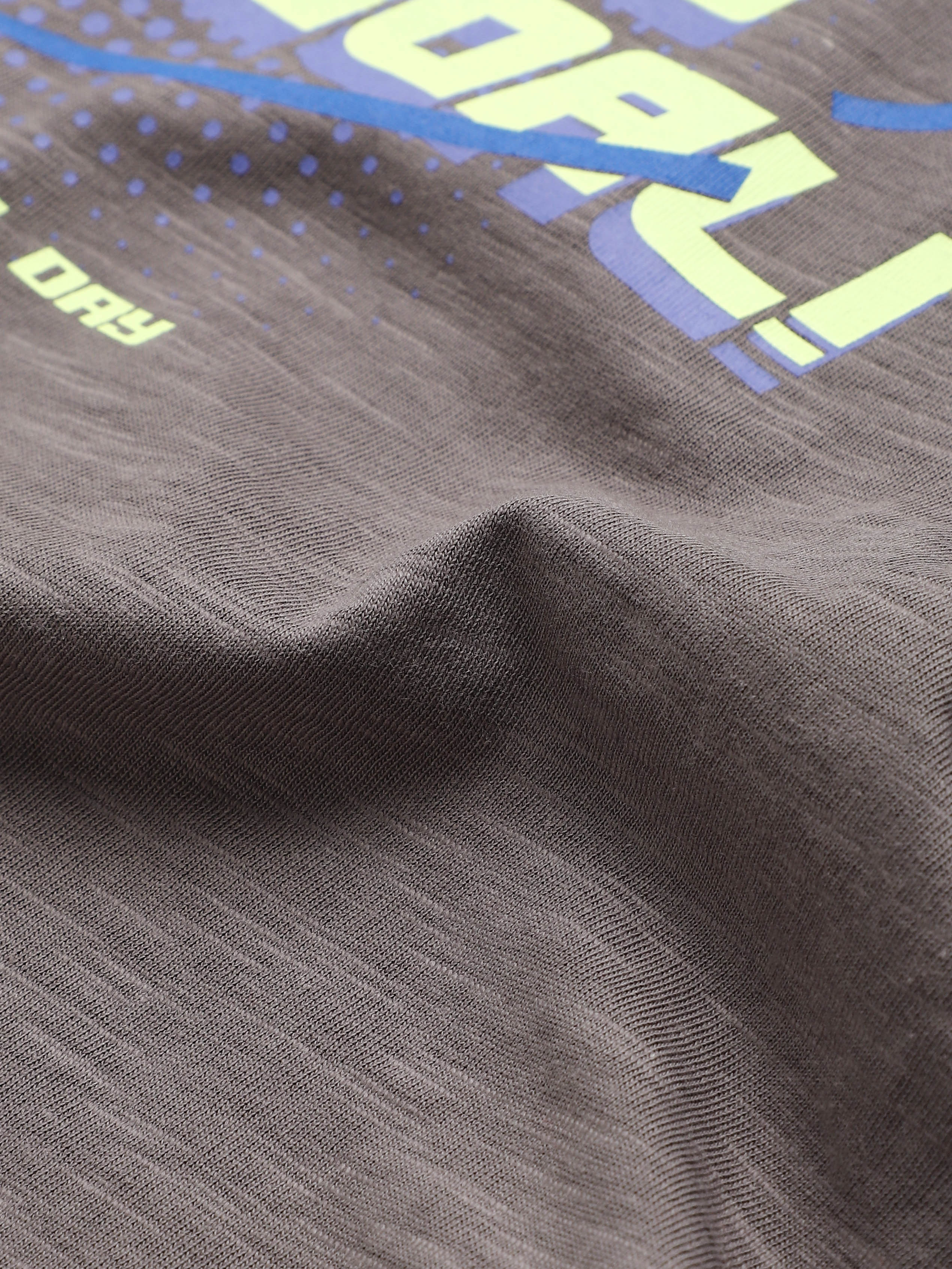 Women's Dark Grey Club Boxy Crop fit T-shirt - Image 9
