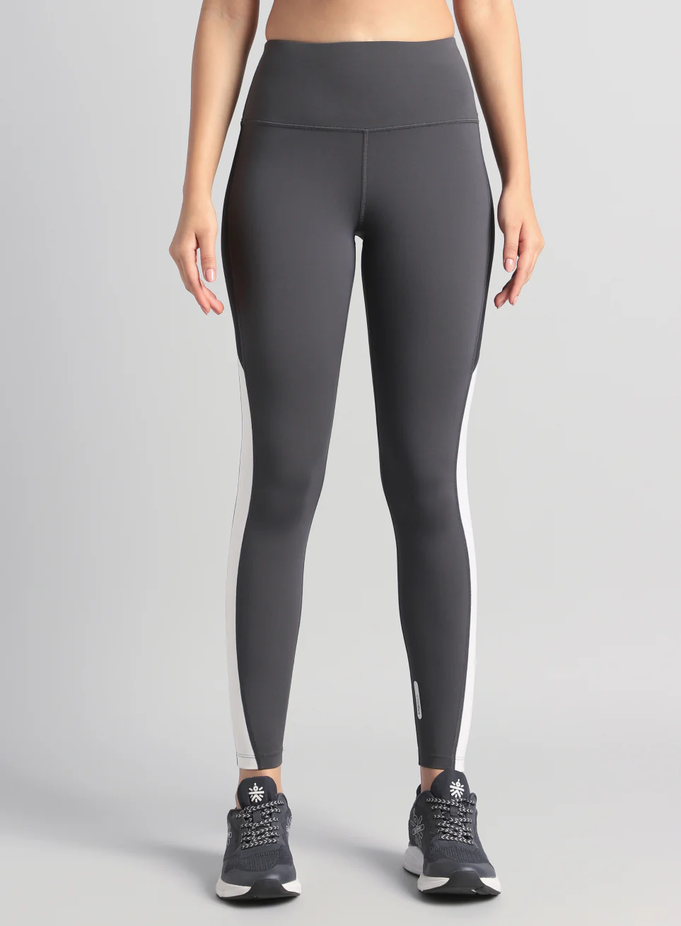 Women's Dark Grey Energy Pop Performance COMFlex Tights - Image 4