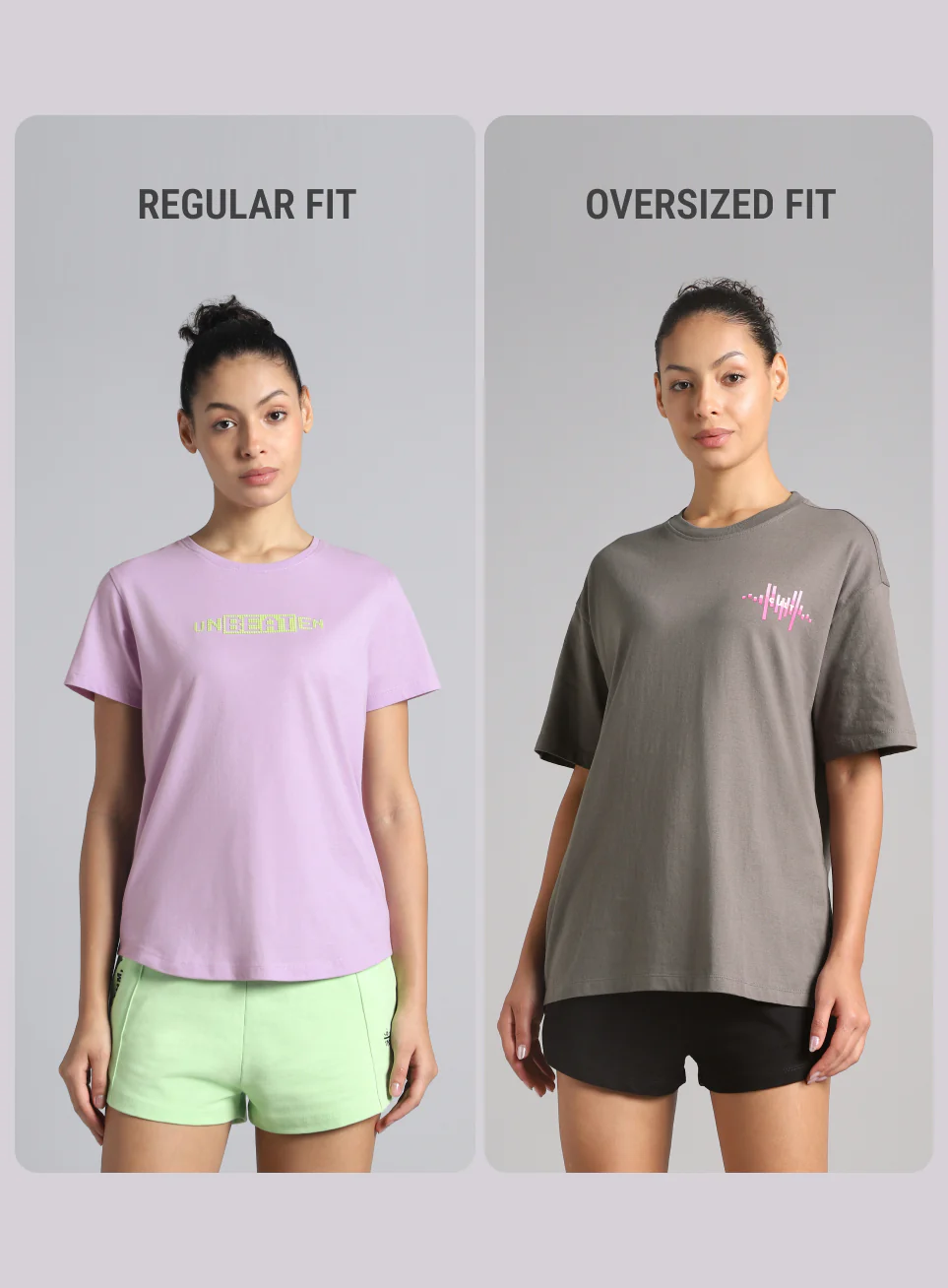 Women's Dark Grey Feel the Beat Print T-shirt - Image 10
