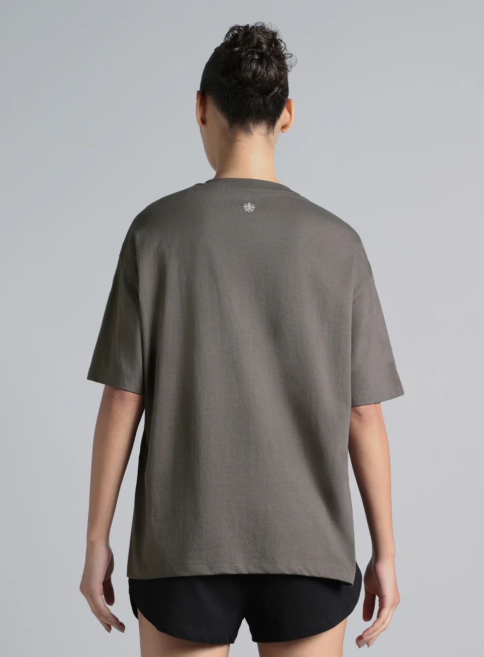 Women's Dark Grey Feel the Beat Print T-shirt - Image 6