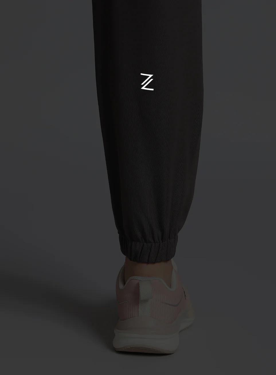 Women's Dark Grey Pace Up Joggers - Image 11